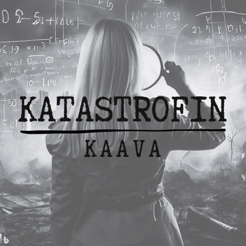 Katastrofin kaava -podcastin kansikuva.